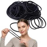 Élastiques en caoutchouc naturel noir en gros, emballage écologique, 50 mm, en vrac, certifiés FDA, durables, pour usage domestique et professionnel