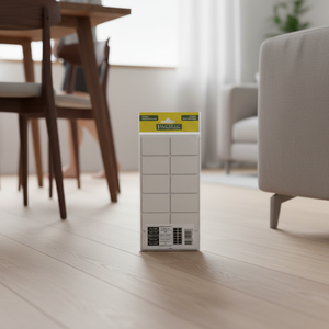 WHITE 35x55mm Self Adhesive Rubber Felt Furniture Feet <b>Pads</b> - Product Image 3