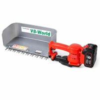 22-Zoll Akku-Heckenschere 20V Bürstenlos Kabellos 2,0Ah Elektrische Heckenschere für Garten- und Landschaftsbau