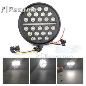 ไฟหน้ามอเตอร์ไซค์ LED 7 นิ้ว แบบสลิมไลน์ มัลติโปรเจคชั่น พร้อมไฟ DRL สำหรับ Harley <span class=keywords><strong>Club</strong></span> <span class=keywords><strong>Style</strong></span> FXRT FXRD FXRP FXR <span class=keywords><strong>Style</strong></span> Fairing - Product Image 2