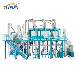 High Quality 50T/24H Automatic Control Maize Corn Flour Production Line Corn Mill Machine