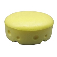 Jouets éducatifs Kawaii en forme de fromage simulé, jouets anti-stress en PU souple à remontée lente pour enfants, vente en gros