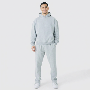 Conjunto Deportivo Unisex Personalizado 2 en 1, Sudadera con Capucha y Pantalones Holgados, 100% Algodón Premium, Sudadera con Capucha y Pantalones Deportivos - Product Image 1