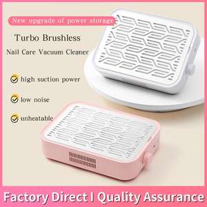Dépoussiéreur d'ongles sans balais 48W Turbo haute puissance vitesse réglable aspirateur d'ongles rechargeable plumeau d'ongles - Product Image 2