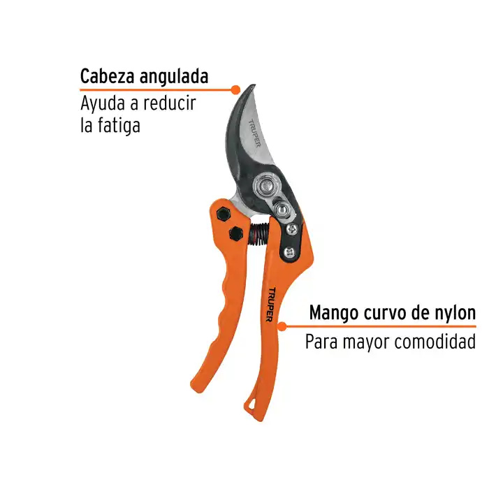 Truper 8' Nylon Pruner with SK5 Steel Blades Set of 3 Units in One Carton