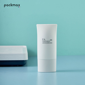 30ml primer squeeze tube and 50ml <b>sunscreen</b> bottle with white screw cap, travel portable - Product Image 1