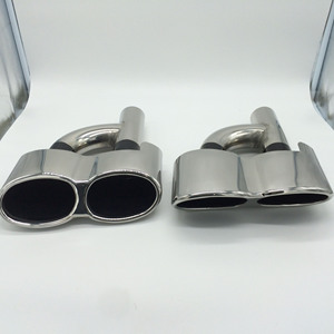Tuyau d'échappement en acier inoxydable 304, finition polie miroir, épaisseur 1,5 mm, pour <span class=keywords><strong>Mercedes</strong></span> Benz - Product Image 2