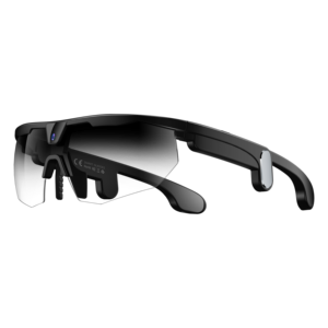 Lunettes intelligentes W640 avec caméra 8MP, vidéo 1080P, traduction IA et reconnaissance d'images, étanches IPX-4 pour le cyclisme et les sports de plein air - Product Image 3