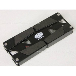 X-100 Laptop <b>Cooling</b> <b>Pad</b> With Led Light Air Cooled Plastic Model Transparent Design For Notebook - Product Image 2