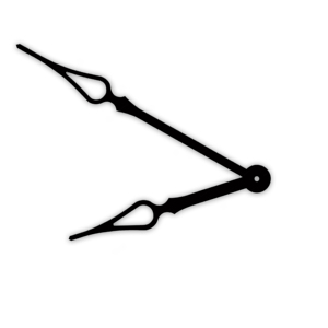 龙得利DIY现代家居装饰挂钟，带高扭矩石英机芯机构定制尺寸230毫米长手轴22毫米 - Product Image 2