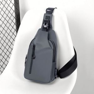 Men's Lightweight Korean Style Crossbody <b>Backpack</b> <b>Simple</b> Fashionable Student Travel Bag with Printable Logo Promotional Features - Product Image 3
