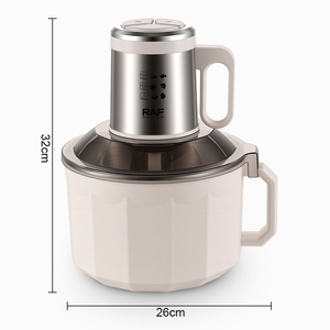 Hachoir à viande électrique familial RAF R.7730 500W, robot culinaire, hachoir à légumes avec lames à 360 degrés sans angle mort - Product Image 4