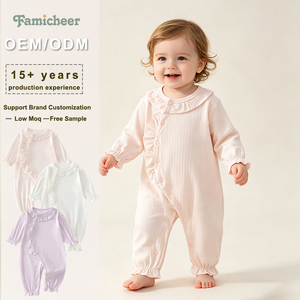 <span class=keywords><strong>Tutine</strong></span> in <span class=keywords><strong>Cotone</strong></span> per Neonata con Volant, Pigiami e <span class=keywords><strong>Set</strong></span> di Abbigliamento per Bambina Personalizzati all'Ingrosso - Product Image 1