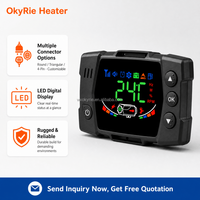 OkyRie Interrupteur universel de chauffage à air, écran LCD bleu, chauffage au diesel 1KW 8KW, télécommande