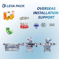 Nouvelle machine de remplissage automatique de jus de fruits et d'huile contrôlée par PLC pour les canettes et les bouteilles en plastique/métal/verre