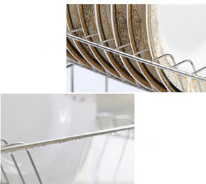 Cocina delgado <span class=keywords><strong>de</strong></span> acero inoxidable marco <span class=keywords><strong>de</strong></span> alambre dishrack los principales fácil <span class=keywords><strong>de</strong></span> montar y <span class=keywords><strong>de</strong></span> nivel <span class=keywords><strong>2</strong></span> Dish Rack <span class=keywords><strong>escurridor</strong></span> - Product Image 5