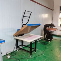 Presse à Chaud Manuelle Grande Forme MAIJI MJ8010 80x100cm, Nouveau Modèle, Prix Usine, pour Sublimation et Transfert de Logo Personnalisé