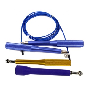 <span class=keywords><strong>Corde</strong></span> à <span class=keywords><strong>sauter</strong></span> personnalisée avec poignée en aluminium, câble en acier, exercice d'<span class=keywords><strong>a</strong></span>érobic, <span class=keywords><strong>corde</strong></span> à <span class=keywords><strong>sauter</strong></span> à roulement métallique - Product Image 3