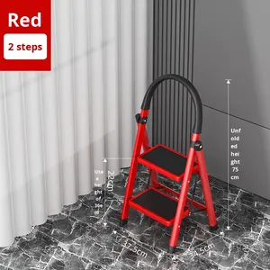 Fabriek Directe Verkoop Moderne Stalen Combinatie Ladders Hotel Opvouwbare Verdikte 12 Stappen 150Kg Laadvermogen Multifunctioneel - Product Image 6