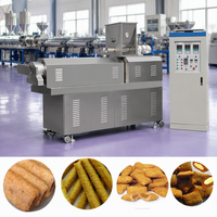 Chaîne de production complète de machines de fabrication de snacks fourrés à cœur stable et d'aliments soufflés fourrés à cœur