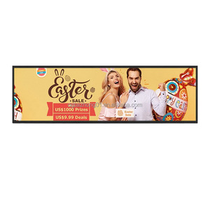 19.5-34 inch tiếp thị kỹ thuật số LED hiển thị thanh Màn hình <span class=keywords><strong>LCD</strong></span> Video Player cho quảng cáo kéo dài kệ Dải LED hiển thị - Product Image 3