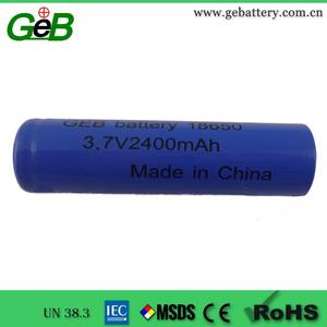 High quality 18650 <span class=keywords><strong>3</strong></span>,7 V 2400 mAh OEM Li-ion battery - Product Image 2