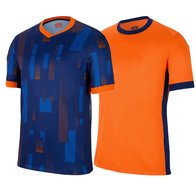 24 25 Netherlands Memphis Holland Câu lạc bộ bóng đá Jersey 2024 Hà Lan Hà Lan đội tuyển quốc gia bóng đá Áo sơ mi nam trẻ em Kit Memphis