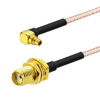 Câble d'extension coaxial RF haute performance SMAMale vers SMAFemale pour antenne TV numérique RG316