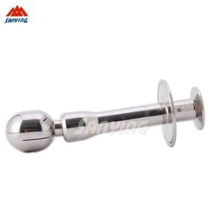 Services d'usinage <span class=keywords><strong>Double</strong></span> Tri pince longue longueur <span class=keywords><strong>Type</strong></span> sanitaire rotatif Cip boule de pulvérisation pour le nettoyage du réservoir - Product Image 6
