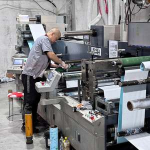 Étiquettes autocollantes personnalisables colorées pour codes-barres, imperméables, 40x30mm, 58x60mm, pour imprimante thermique, promotion, épicerie - Product Image 5