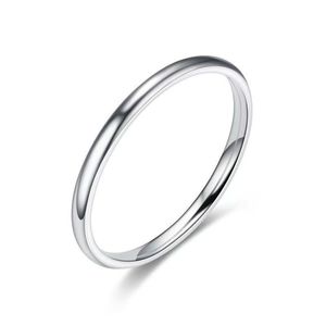 Simple All-in-one <b>Thin</b> Women's Plain Circle Stainless Steel <b>Ring</b> Senior Quality All-in-one Wear Joint <b>Ring</b> Tail <b>Ring</b> Jewelry - Product Image 1