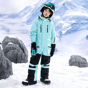<span class=keywords><strong>Combinaison</strong></span> de <span class=keywords><strong>ski</strong></span> pour enfants Veste de <span class=keywords><strong>ski</strong></span> et pantalon de neige Hiver Extérieur Coupe-vent Imperméable Chaud <span class=keywords><strong>Combinaison</strong></span> de <span class=keywords><strong>ski</strong></span> une pièce pour garçons - Product Image 2