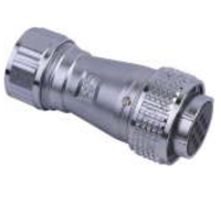 PG24-10A 3/8 Metall Flexibler Rohrverschluss Wasserdichter Steckverbinder 6/10/12/19 Pin Runder Flansch-Kabelstecker für Luftfahrt