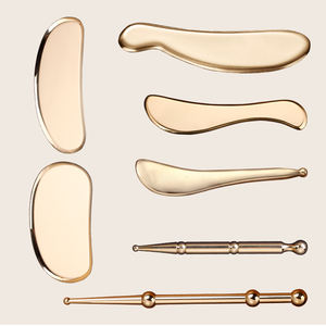 Outils de soins de santé masseur du corps entier masseur de levage du cou outil facial gua sha en cuivre de haute qualité avec boîte peut être personnalisé - Product Image 1