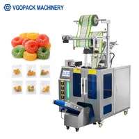 Machine d'emballage automatique de bonbons gélifiés Vgopack avec alimentateur vibrant, machine de formage, de remplissage et de scellage de sacs VFFS
