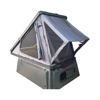 Tente de camping pour camionnette à coque rigide imperméable à double couche pour 2-3 personnes, utilisable en toutes saisons, pour le toit d'un véhicule