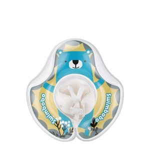 Bouée de natation gonflable Swimbobo pour bébé, design ours de dessin animé, pour enfants de 3 à 6 mois, utilisation en piscine et parc aquatique - Product Image 1