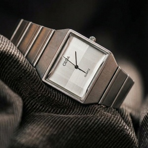 Montre carrée blanche CILOA pour homme, cadeau de luxe personnalisable, nouveau style, haute qualité, tendance, montre à quartz étanche - Product Image 1