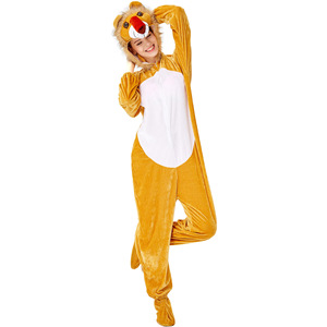 Nuevo Diseño de Disfraz de Halloween para Adultos, Mono Amarillo de Cosplay de Animales, Disfraz de Mapache - Product Image 4