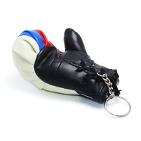 Porte-clés de boxe en PVC et PU, en forme de gants, de sport, pendentif avec impression personnalisée, Souvenirs, expédition depuis la russie