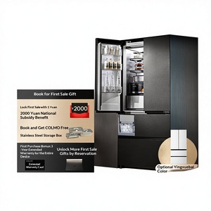 COLMO <b>Refrigerator</b> C3 Tempered Glass Auto-Defrost Flat Full-Embedded French Style 522L Four-Door Large Capacity Hous - Product Image 1