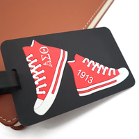 Étiquettes de bagages et porte-passeport personnalisés Red Shoes Greek Sorority