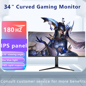 Moniteur de jeu à écran incurvé HDR haut de gamme 34 pouces 4K résolution 3840*1440 180HZ pour esport - Product Image 2