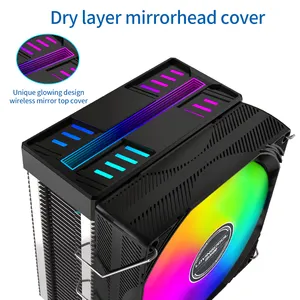 Factory OEM 9025MM CPU Cooler RGB Tower Cooler Fan With LED For AMD/Intel 12V Rated Voltage For PC Case Desktop Gaming