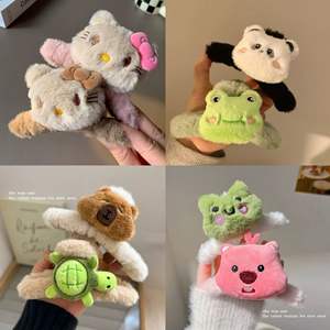 Stile coreano carino squalo forcina Double-face KT fermaglio per capelli materiale di acetato di alto valore Design dei cartoni animati della ragazza dolce - Product Image 3