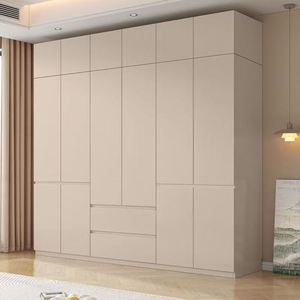 Armario moderno para habitación, armario de lujo ligero para habitación, combinación de madera, armario minimalista cubierto para el hogar - Product Image 3