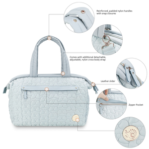 Bolsa de Viaje <span class=keywords><strong>para</strong></span> Maternidad y Bebé, Bolsa de Transporte <span class=keywords><strong>para</strong></span> <span class=keywords><strong>Cochecito</strong></span> de Gran Capacidad, Material de Poliéster con Diseño de Patchwork - Product Image 3