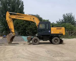 รถขุดล้อยี่ห้อฮุนได รุ่น 210W-7 ปี 2023 มือสองจากเกาหลี น้ำหนัก 21 ตัน เครื่องยนต์ R210W อุปกรณ์ก่อสร้าง ขาย - Product Image 6