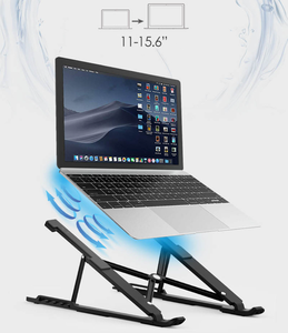 Desk Laptop Wholesale Aviation Plastics Ergonomic Adjustable Foldable Flexible Portable Universal Desk Computer Laptop Stand