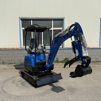 Mini-excavatrice ME-18 de 1,8 tonne certifiée EPA CE, excavatrice compacte pour le défrichement des terres agricoles, le creusement de jardins, les serres